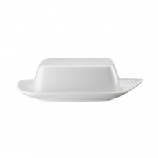 Rosenthal Junto Weiß - Porzellan Butter dish 250 g