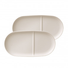 Villeroy & Boch Soup Passion Ceramic tray 33x16 cm set of 2