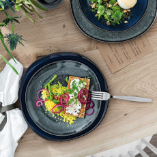 like. by Villeroy & Boch Lave gris Breakfast plate 23.5x23x2.6 cm