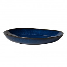 like. by Villeroy & Boch Lave bleu Large flat bowl 28x27x4.3 cm