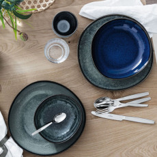 like. by Villeroy & Boch Lave bleu Large flat bowl 28x27x4.3 cm