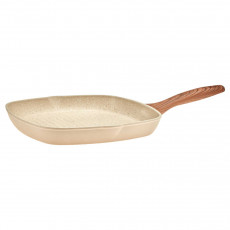 Sambonet Rock'n'Rose - Aluminium non-stick grill pan square Rose 28x28 cm / h: 4 cm