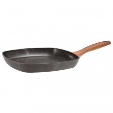 Sambonet Rock'n'Rose - Aluminium non-stick grill pan square Rock 28x28 cm / h: 4 cm