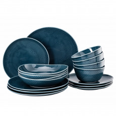 Rosenthal Junto Ocean Blue - Porzellan Set 16 pcs