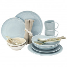 Rosenthal Junto Opal Green - Porzellan Set with mug 24 pcs