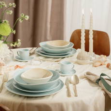 Rosenthal Junto Opal Green - Porzellan Espresso set 24 pcs