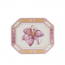 Swarovski x Rosenthal IDYLLIA Pink Lily Bowl 15x12 cm