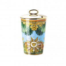 Rosenthal meets Versace Jungle Animalier Table lamp with lid and scented wax h: 14 cm / d: 8.5 cm