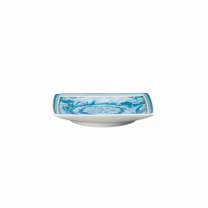 Rosenthal meets Versace Barocco Teal Square flat bowl 9 cm