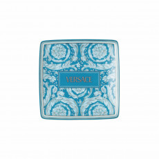 Rosenthal meets Versace Barocco Teal Square flat bowl 12 cm