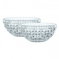 Nachtmann Bossa Nova Glass Bowl Set 2 pieces 18 cm