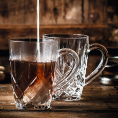 Nachtmann Noblesse Tea mug glass set 2 pcs. h: 115 mm / 347 ml