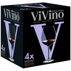 Nachtmann ViVino Burgundy glass set 4 pcs. h: 215 mm / 700 ml