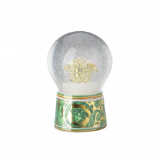 Rosenthal meets Versace Medusa Garland Green Snow globe 12 cm