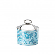 Rosenthal meets Versace Barocco Teal Small jar 9 cm