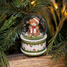 Villeroy & Boch Christmas Toys Snow globe small bear d: 6.5 cm / h: 9 cm