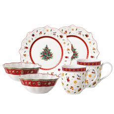 Villeroy & Boch Toy's Delight Breakfast for 2 white Set 6-piece