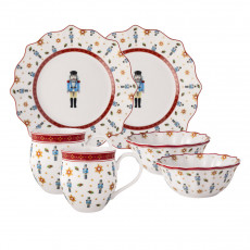 Villeroy & Boch Toy's Delight Breakfast Set Nutcracker 6-pc