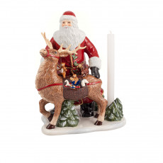 Villeroy & Boch Christmas Toys Memory Santa with deer 30x24x35 cm