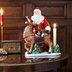 Villeroy & Boch Christmas Toys Memory Santa with deer 30x24x35 cm