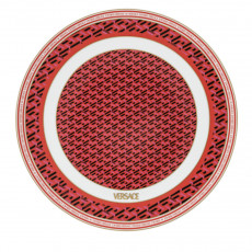 Rosenthal meets Versace La Greca Signature Red Charger Plate 33 cm