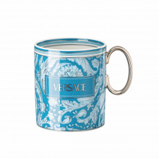 Rosenthal meets Versace Barocco Teal Mug with handle 0.30 L
