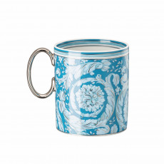 Rosenthal meets Versace Barocco Teal Mug with handle 0.30 L