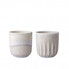 like. by Villeroy & Boch Perlemor Sand Cup without handle set of 2 pieces