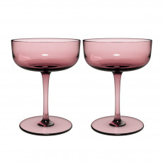like. by Villeroy & Boch Like Glass Grape Like Grape Champagne Coupe / Dessert Bowl Set 2 pcs 0.12 L