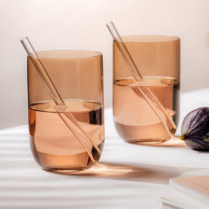 like. by Villeroy & Boch Like Glass Clay Like Clay Longdrink Glass Set 2 pcs 0.38 L