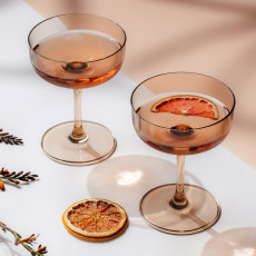 like. by Villeroy & Boch Like Glass Clay Like Clay champagne glass / dessert bowl set 2 pcs 0.12 L