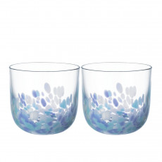 like. by Villeroy & Boch Like Glass Confetti Water glass set 2 pcs