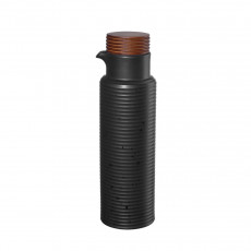 ASA SELECTION Kitchen'art black vinegar and oil bottle 0.4 L