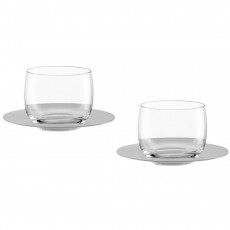 Eisch Kaffee und Tee Cappuccino cup with saucer glass set 2 pcs d: 14.5 cm / h: 7.5 cm / 300 ml