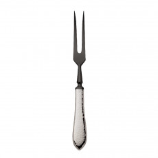 Robbe & Berking Martele - 925 Sterling Silver Carving Fork Frozen Black 250 mm