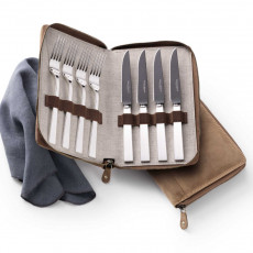 Robbe & Berking Riva 925 Grill set Frozen Black 8 pieces