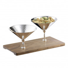 Robbe & Berking Martele Bar-Kollektion - 90 gram silver plated snack bar 23,8x11,8x10,5 cm