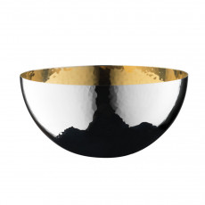 Robbe & Berking Martele Bar-Kollektion - 90 gramm versilbert Bowl smooth edge inside gilded 10 cm