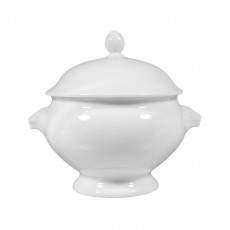 Seltmann Weiden Lukullus Weiß Lion head terrine with lid 2,10 L