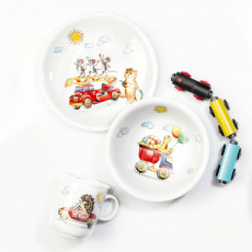 Seltmann Weiden Compact Kindersets Children's Set Speedy Racers 3-piece