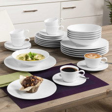 Seltmann Weiden Life Weiß 30-piece dinnerware set