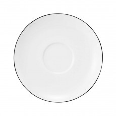 Seltmann Weiden Lido Black Line Milk coffee saucer 16 cm