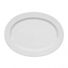 Seltmann Weiden Lukullus Weiß Oval serving platter 31x23 cm