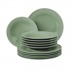 Seltmann Weiden Beat Salbeigrün 12-piece dinner set
