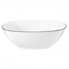 Seltmann Weiden Lido Black Line Square bowl 24.5x24.5 cm / h: 8 cm / 2.31 L
