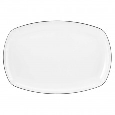 Seltmann Weiden Lido Black Line Rectangular serving tray 35x24 cm