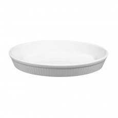 Seltmann Weiden Lukullus Weiß Oval baking pan 24x15 cm / 0.63 L