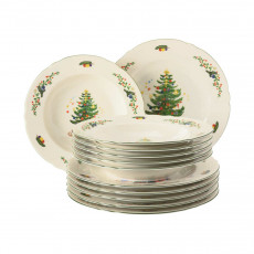 Seltmann Weiden Marie-Luise Weihnachten Table Set, 12 pieces