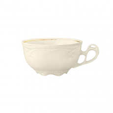 Seltmann Weiden Rubin Cream Goldrand Tea cup 0.14 L