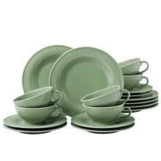 Seltmann Weiden Beat Salbeigrün Small tea set 18 pieces